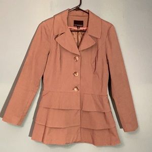Cynthia Rowley ruffled 'mini' Trench coat